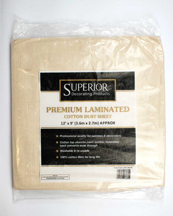 Picture of Laminated Cotton Dust Sheet 12" x 9"